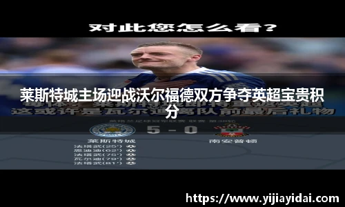 莱斯特城主场迎战沃尔福德双方争夺英超宝贵积分